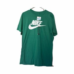 Nike Men's Emerald Green Logo Short Sleeve Tee